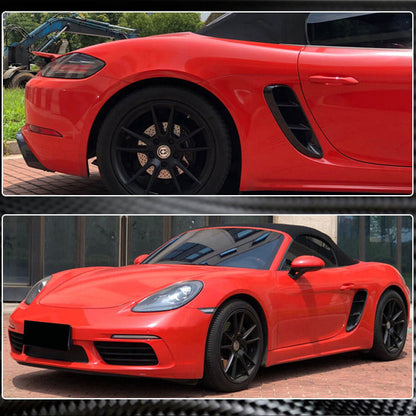 Front fender trims (Carbon) for Porsche Boxster/Cayman 982 (718) 2016- - image 4