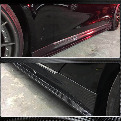 Carbon Door Sill Covers V3 (2014-2020) for Tesla Model S 2016- - image 4