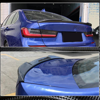 Rear Trunk Spoiler Carbon Fiber V19 (SD) for BMW 3 series G20/21 2018- - image 4