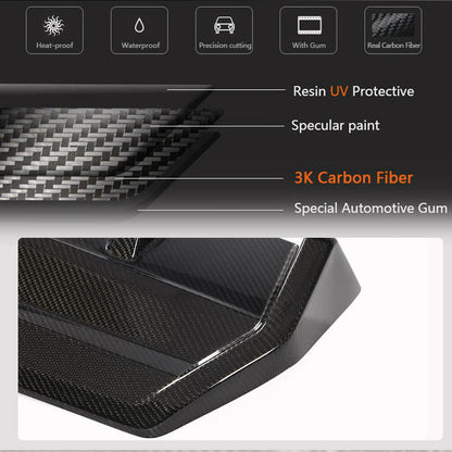 Rear Bumper Diffuser Carbon Fiber V2 (M Sport) for BMW 2 Series G42 2021- - image 4