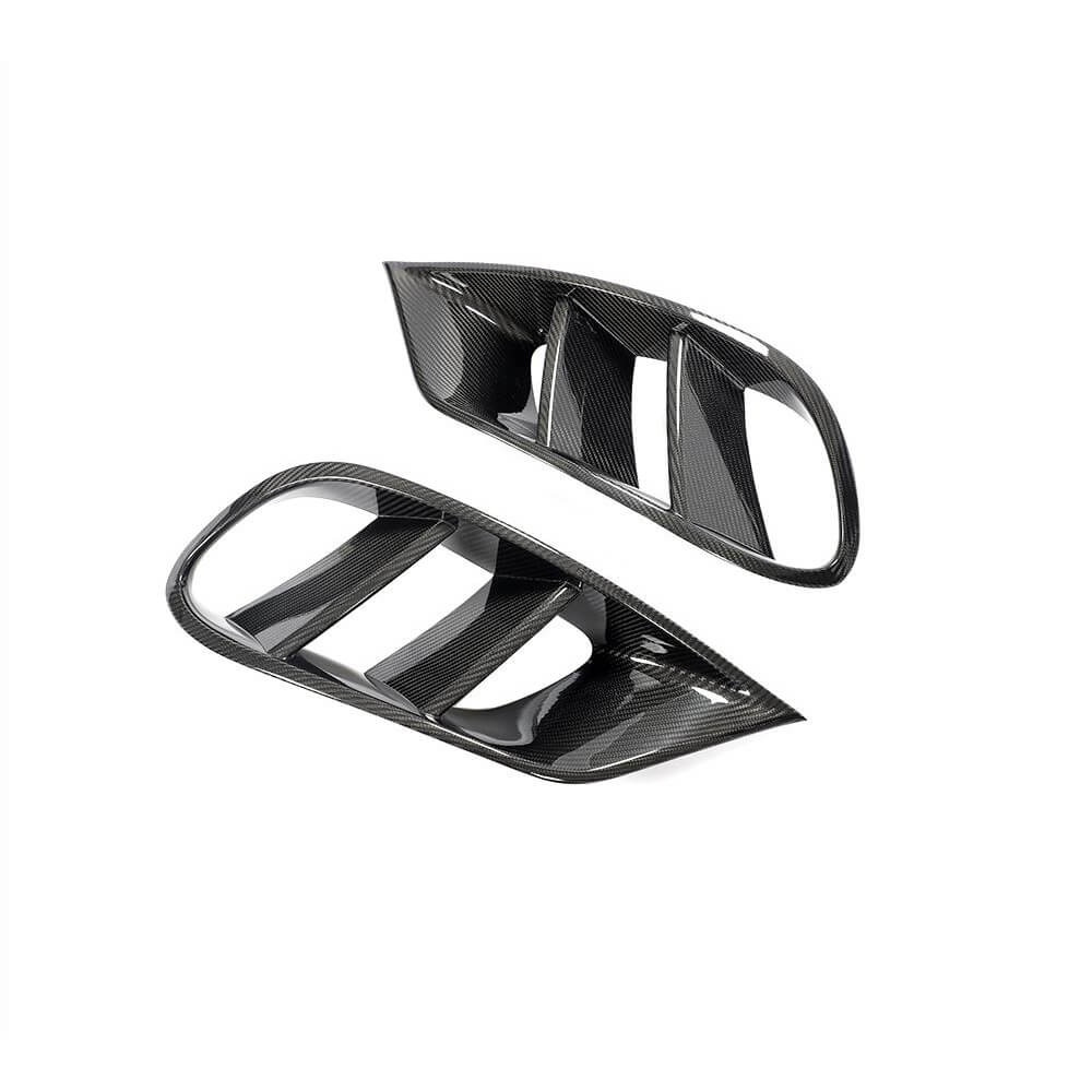 Front bumper inserts (for AMG-Line 2015-2018, dry carbon) for Mercedes S-class C217 Coupe 2014-2020 - image 4