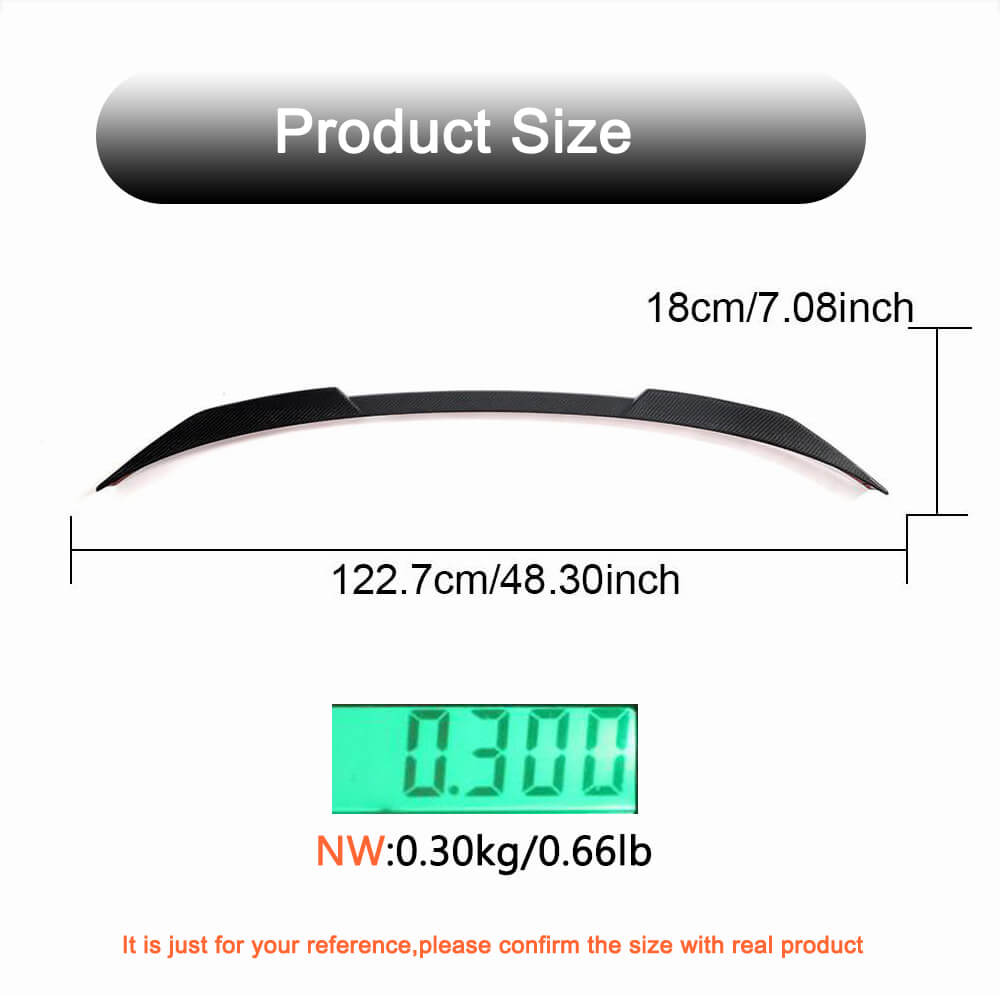 Rear Trunk Spoiler Carbon Fiber V2 (SD) for BMW 3 series G20/21 2018- - image 4