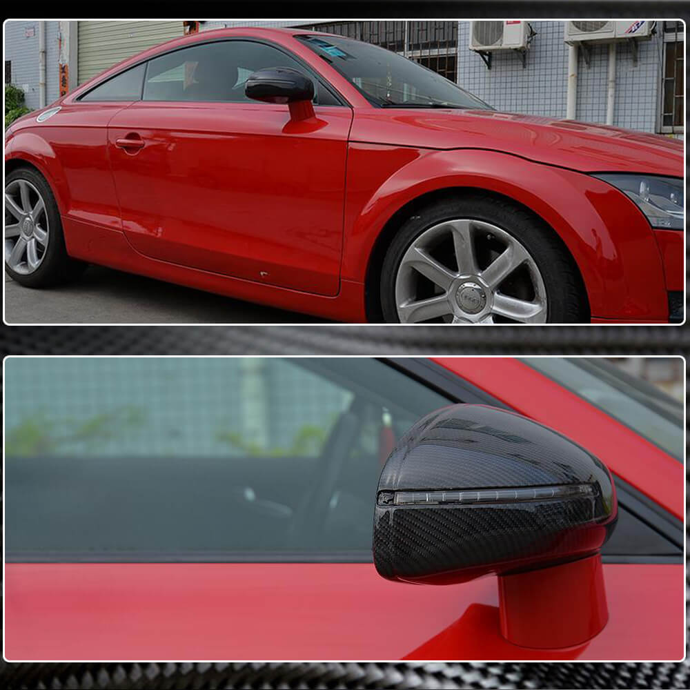 Mirror Covers (Carbon) for Audi ТТ 2006-2014 - image 4
