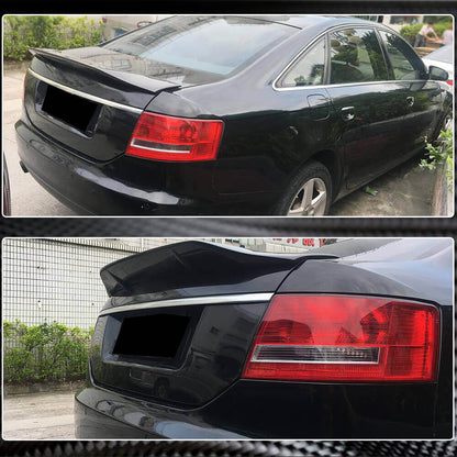 Rear Trunk Spoiler Carbon Fiber for Audi A6 C6 2004-2011 - image 4