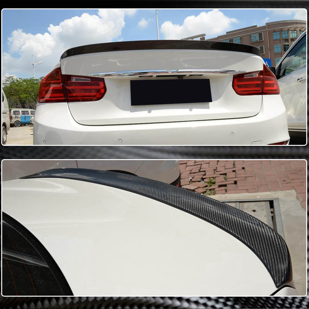 Rear Trunk Spoiler Carbon Fiber V3 (SD) for BMW 3 series F-30/31/34 2012-2019 - image 4