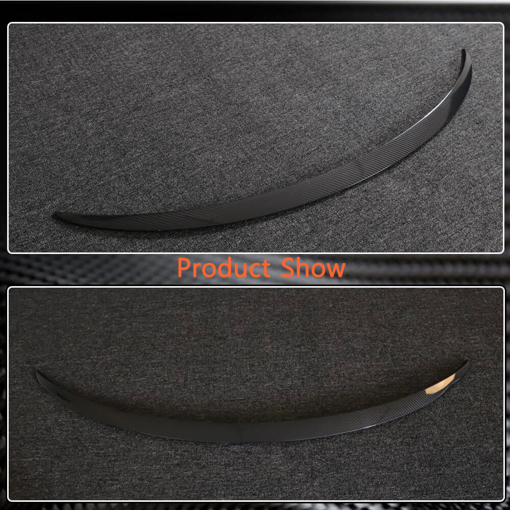 Rear Trunk Spoiler Dry Carbon Fiber V5 (2019-2022) for Tesla Model 3 - image 4