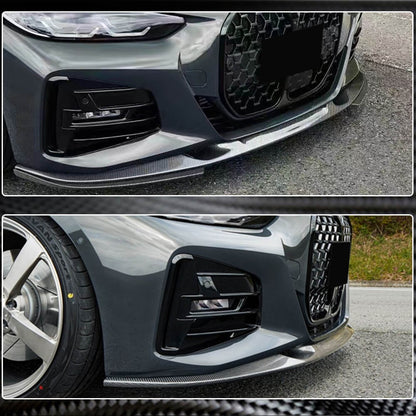 Front Bumper Lip Dry Carbon Fiber V4 (M-Sport) for BMW 4 series G22/23/26 2020- - image 4