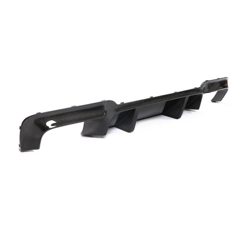 Rear Bumper Diffuser Carbon Fiber V2 (for M5) for BMW 5 series F-10/11/07 2010-2016 - image 4