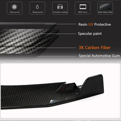 Front Bumper Lip Spoiler (Carbon) for Toyota GR86 2021- - image 4