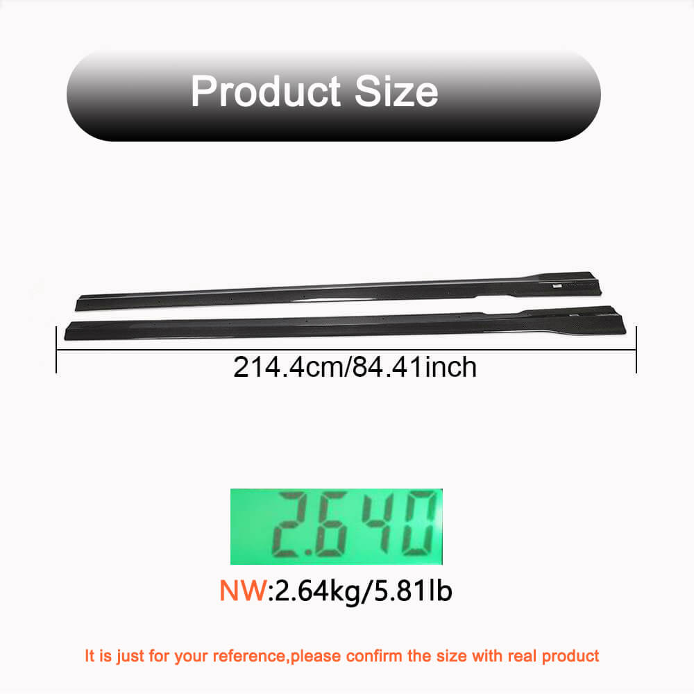 Side Skirts (2016-2019, Carbon) for Mercedes E-сlass W213 2016-2023 - image 8