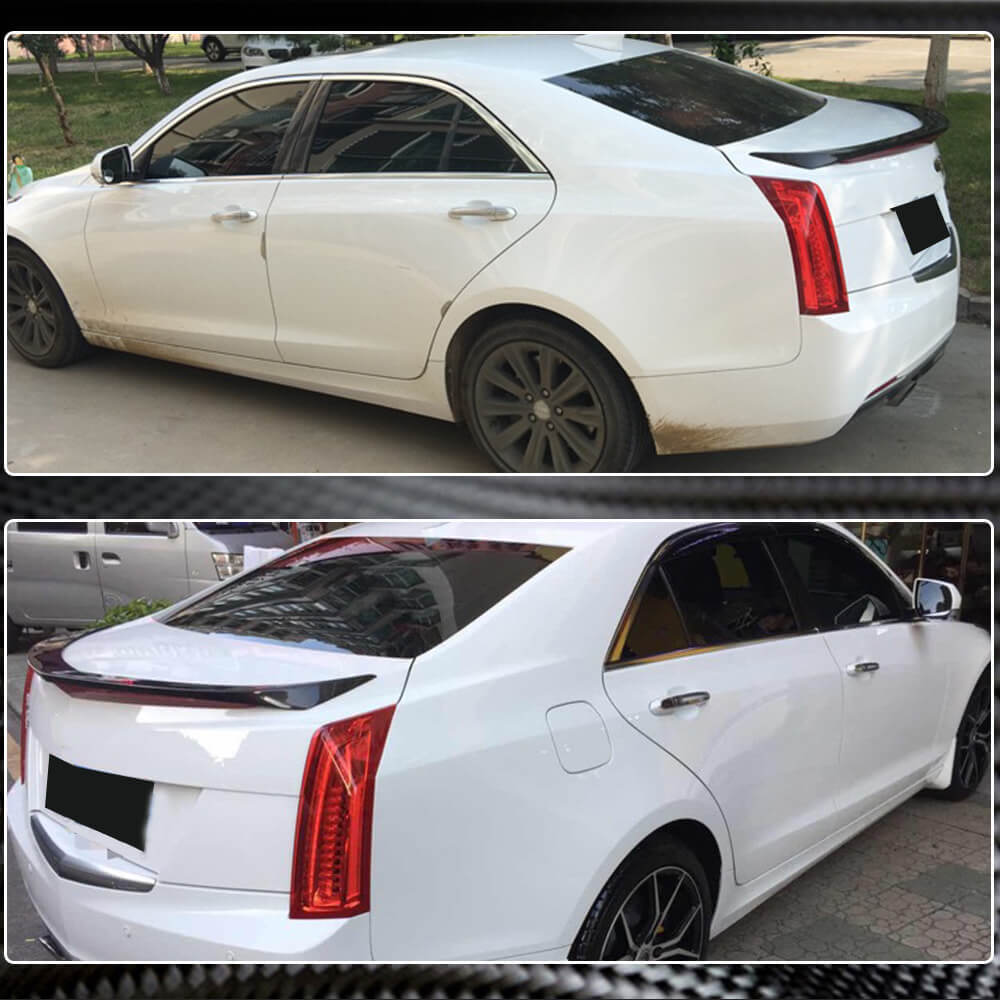 Spoiler V4 (Carbon) for Cadillac ATS 2012-2019 - image 4