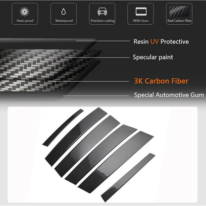 Carbon Pillar Covers (2017-2023) for Alfa Romeo Stelvio 2016- - image 6