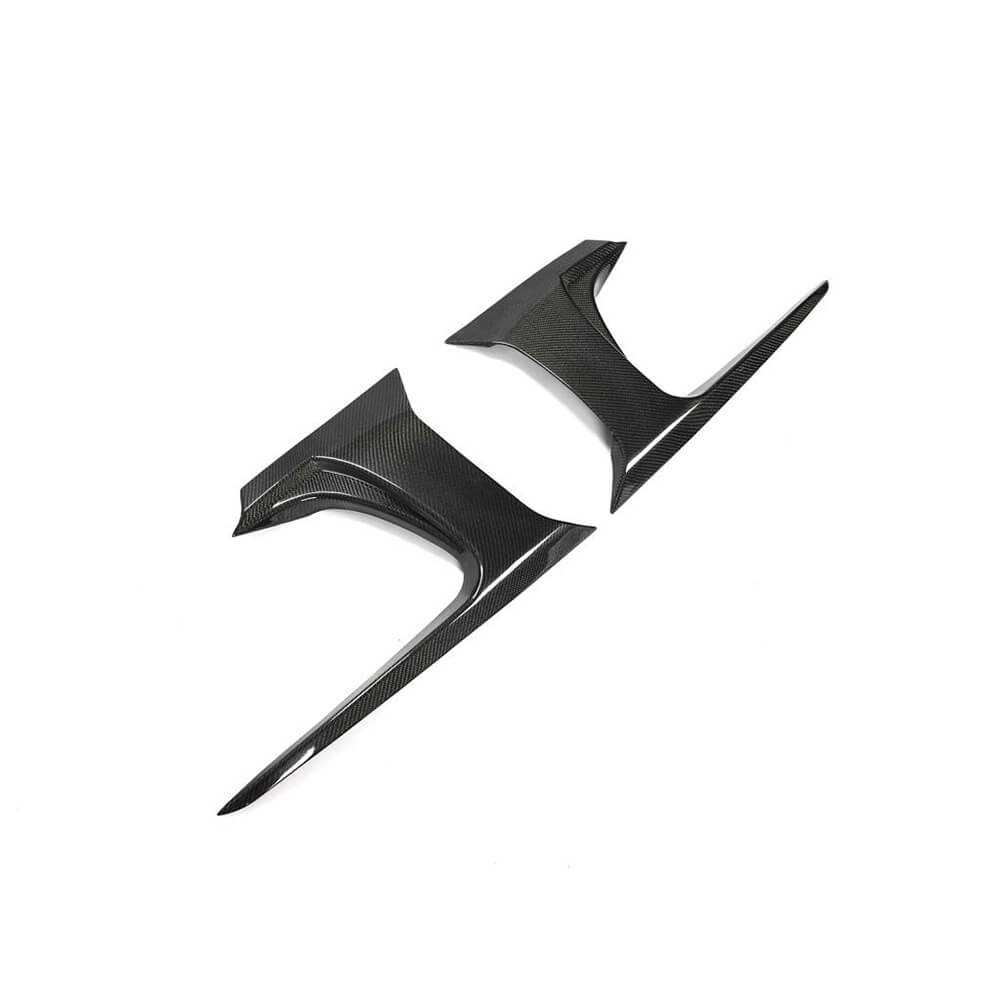 Carbon Front Bumper Covers (for Base 2017-2019) for Jaguar F-Type 2013-2024 - image 4