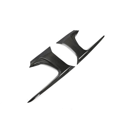 Carbon Front Bumper Covers (for Base 2017-2019) for Jaguar F-Type 2013-2024 - image 4