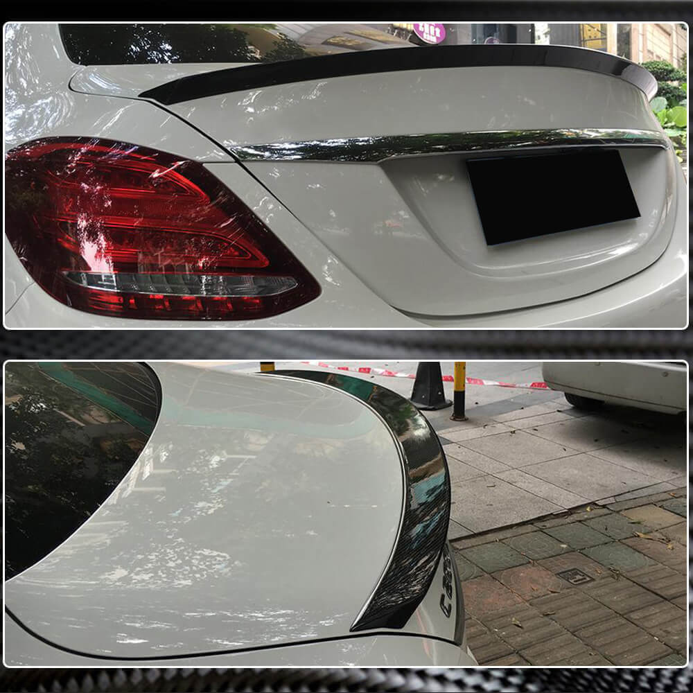 Spoiler V10 (for SD 2015-2019, Carbon) for Mercedes C-class W205 2014-2021 - image 4