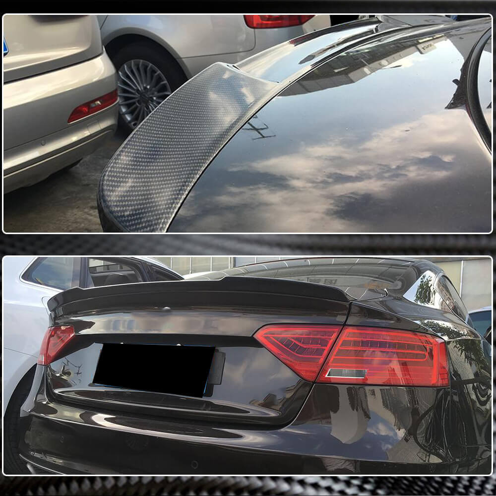 Spoiler V1 (for Sportback, Carbon) for Audi A5 2007-2015 - image 4