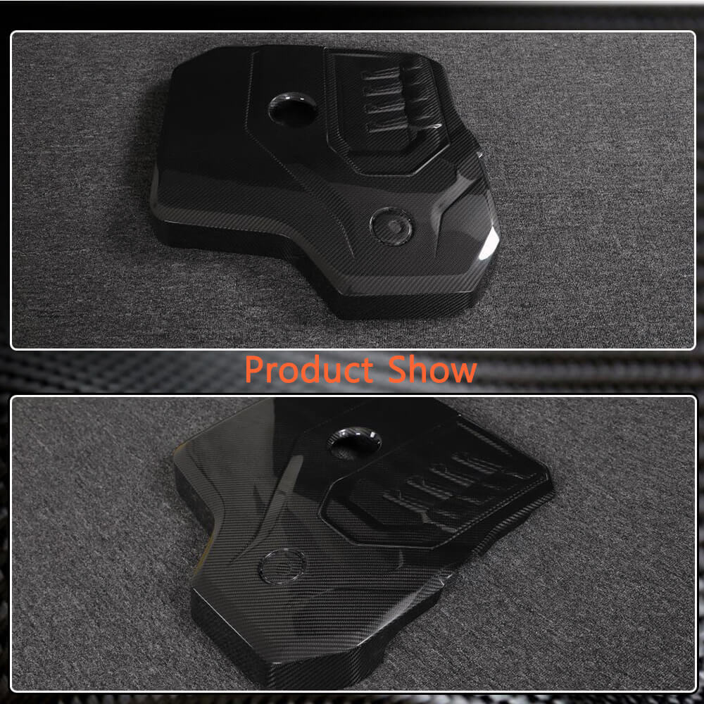 Front Engine Bonnet Hood Cover Dry Carbon Fiber (2021-2023) for BMW 6 series G32 2017- - image 4