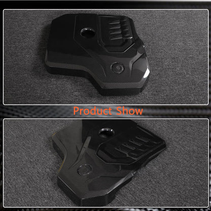 Front Engine Bonnet Hood Cover Dry Carbon Fiber (2021-2023) for BMW 6 series G32 2017- - image 4
