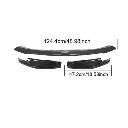 Front Bumper Lip V10 (for G80, Carbon) for BMW 3 Series G20/21 2018- - image 4