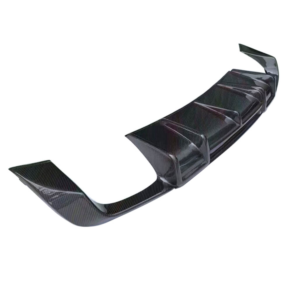 Rear bumper diffuser V1 (for S-Line HB 2012-2016, Carbon) for Audi A3 2012-2020 - image 4