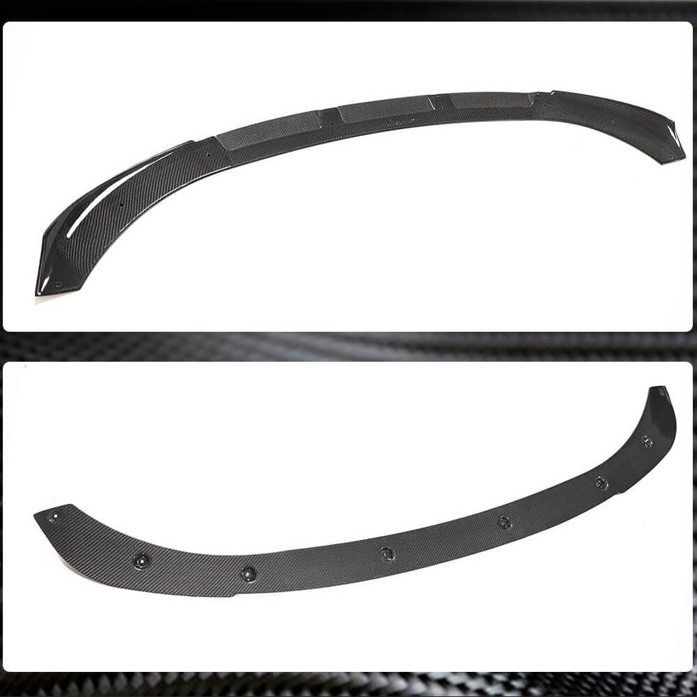 Front Bumper Lip Carbon Fiber V1 for BMW I3 2013-2022 - image 4