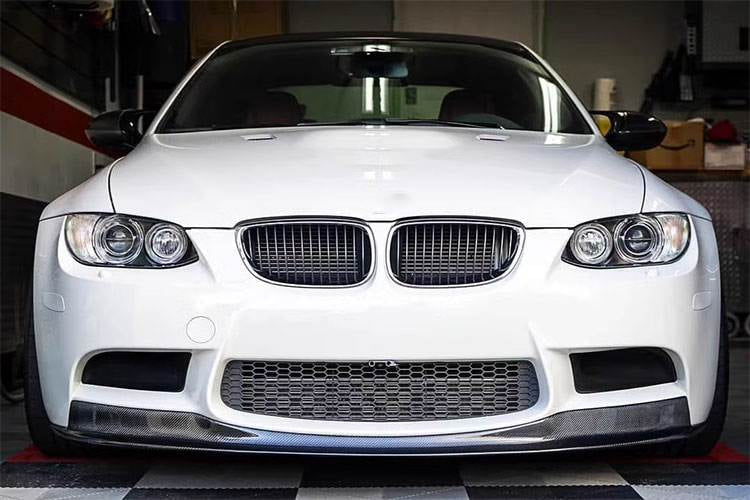 Front Bumper Lip AK-Style for M3, Carbon for BMW 3 Series E92/E93 2006–2013 - image 4