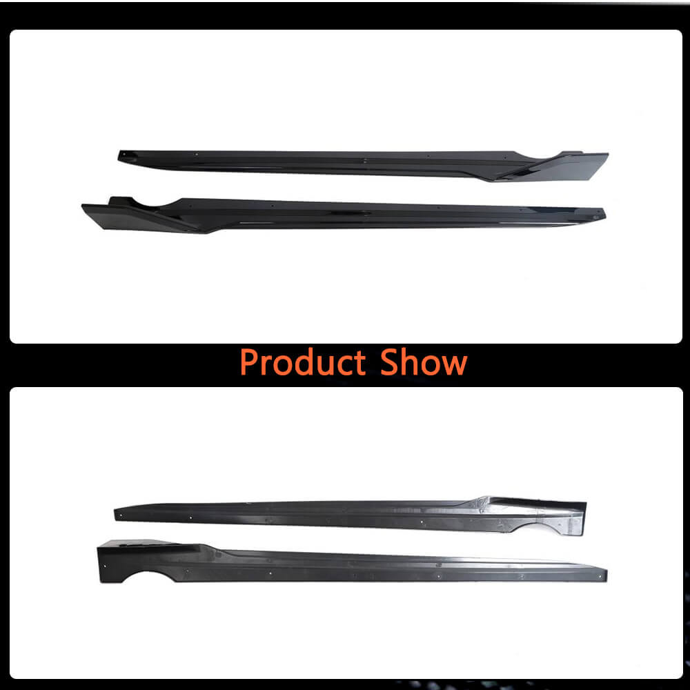 Side Skirt Extensions V3 (Gloss Black) for BMW X5 G05 2019- - image 4