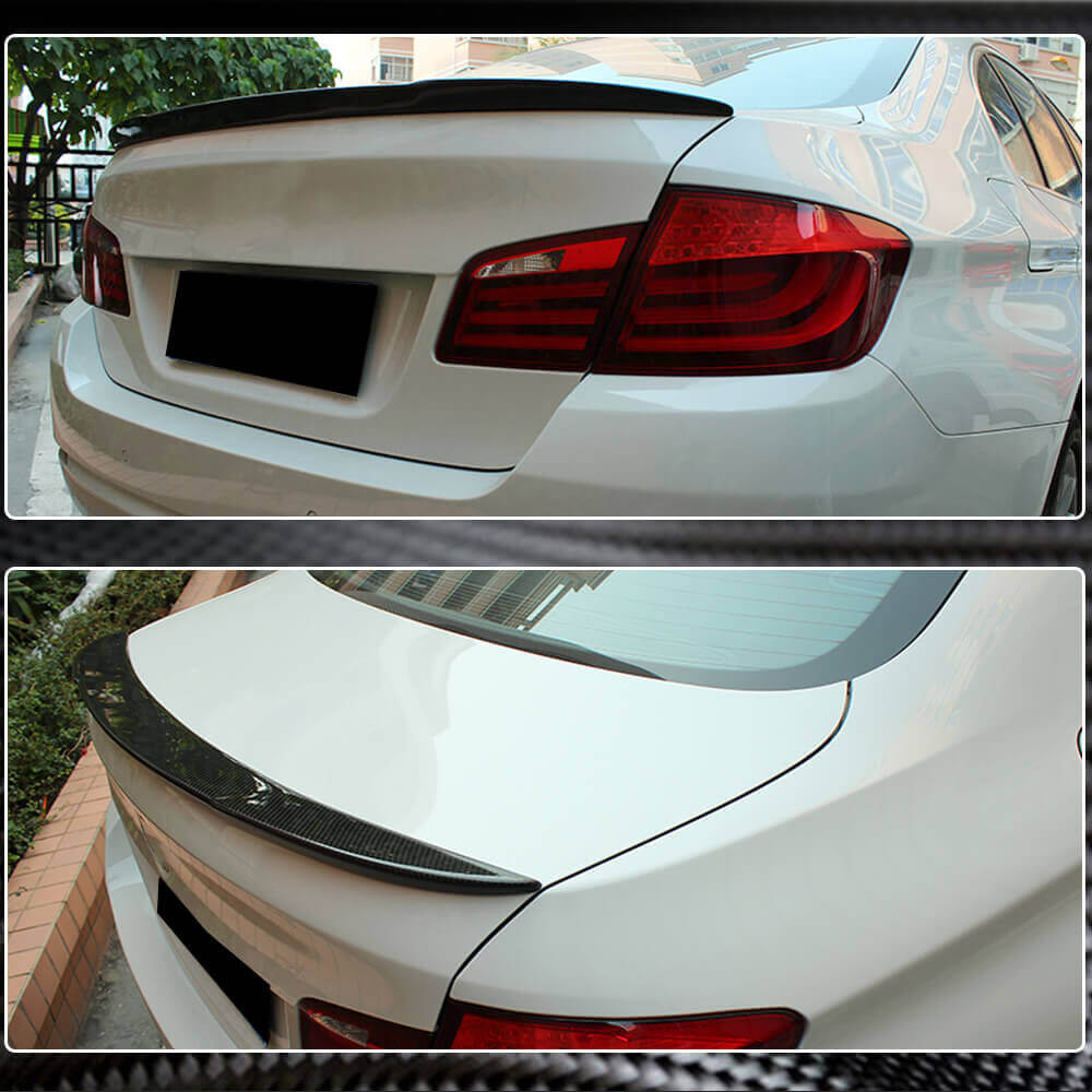 Trunk lid spoiler Carbon V2 (SD) for BMW 5 series F-10/11/07 2010-2016 - image 6