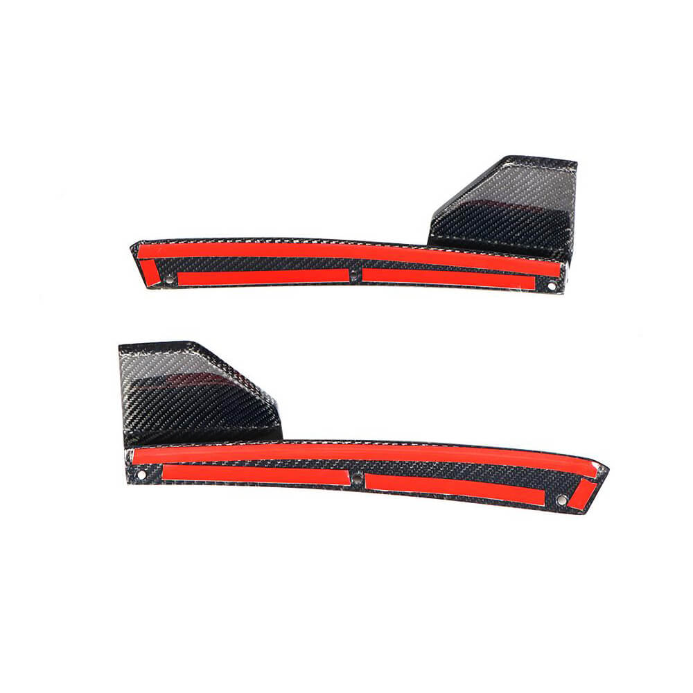 Rear Bumper Flap Extensions (for original M-Sport 2018-2021, Carbon) for BMW X3 G01 2018- - image 4