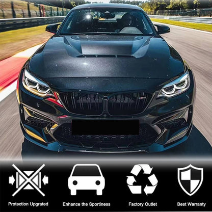 Front Bumper Lip V3 for F87 M2 Competition, Carbon for BMW 2 Series F22/F23 2014-2021 - image 4