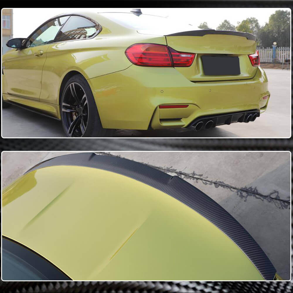 Rear Trunk Spoiler Carbon Fiber V2 (for F82) for BMW 4 series F-32 2012-2020 - image 4