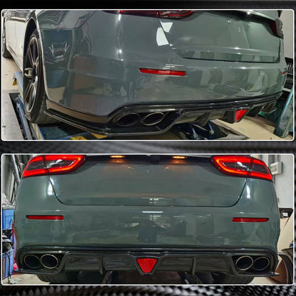 Rear Bumper Diffuser V1 for S/S Q4 2017-2020 Carbon for Maserati Quattroporte 2013-2023 - image 4