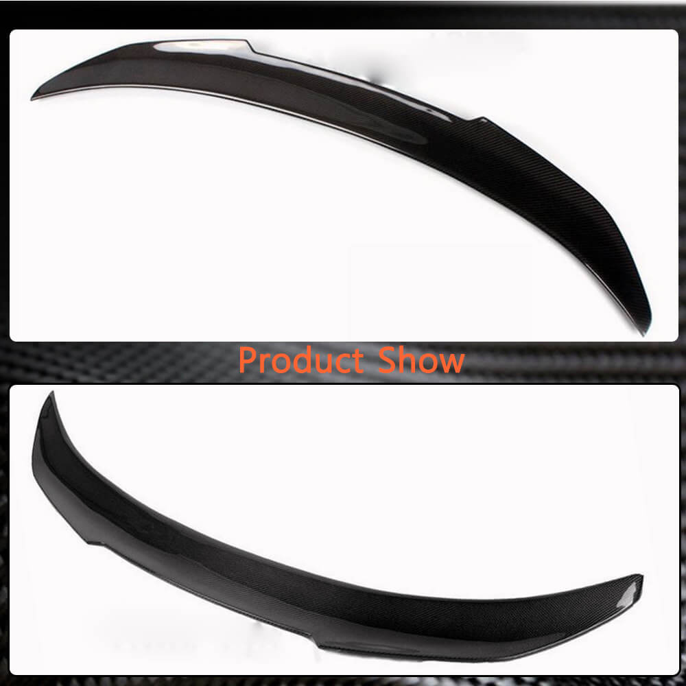 Rear Trunk Spoiler Carbon Fiber V2 for BMW X6 F-16 2014-2019 - image 4