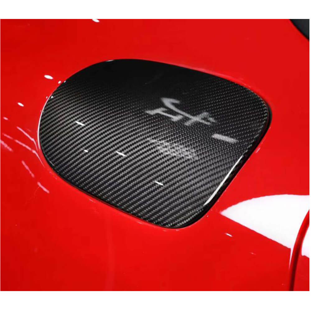 Overlay on the gas tank hatch (2016-2020, Carbon) for Porsche Panamera 2016-2023 - image 4