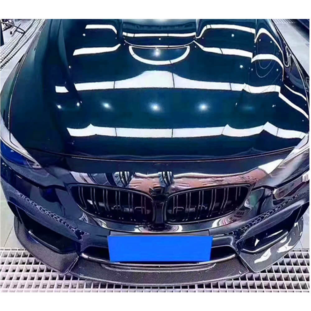 Front Bumper Lip Carbon Fiber V10 (for F82/F83) for BMW 4 series F-32 2012-2020 - image 4