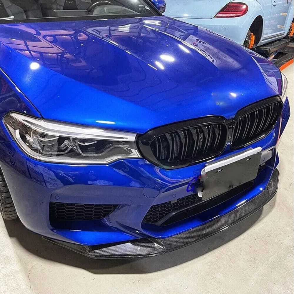 Front Bumper Lip Carbon Fiber V3 (for M5 2017-2020) for BMW 5 Series G30/31 2017-2023 - image 4