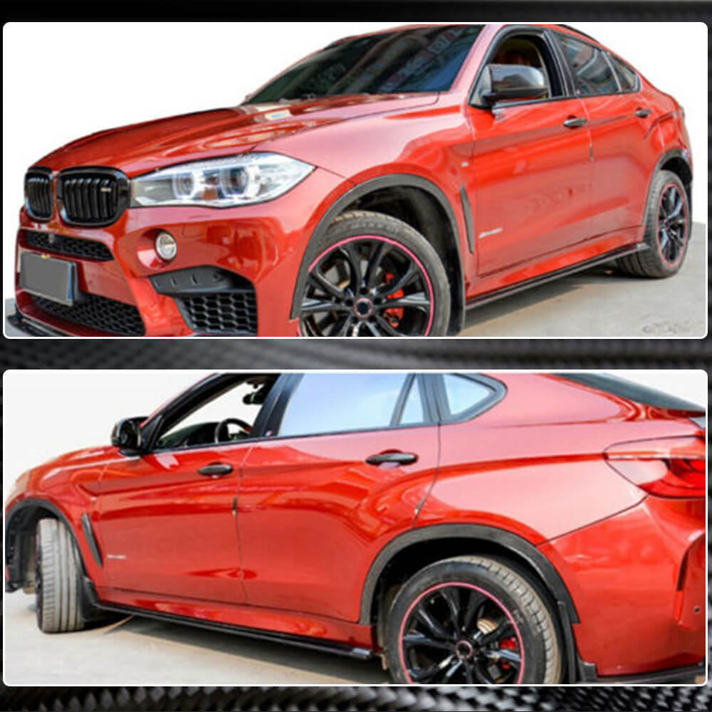 Side Skirts Carbon Fiber (for F85) for BMW X5 F-15 2013-2018 - image 4