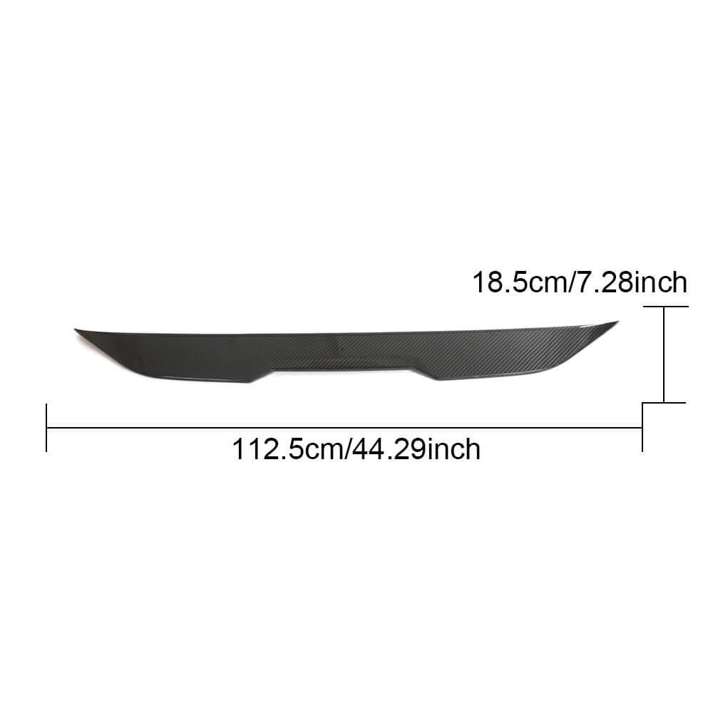 Rear Trunk Spoiler Carbon Fiber V2 for BMW 2 Series G42 2021- - image 4