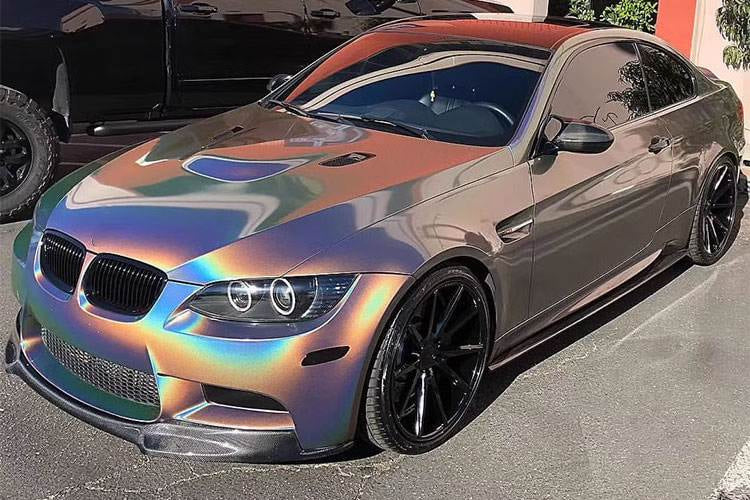 Front Bumper Lip V-Style (for M3, Carbon) for BMW 3 Series E92/E93 2006–2013 - image 4