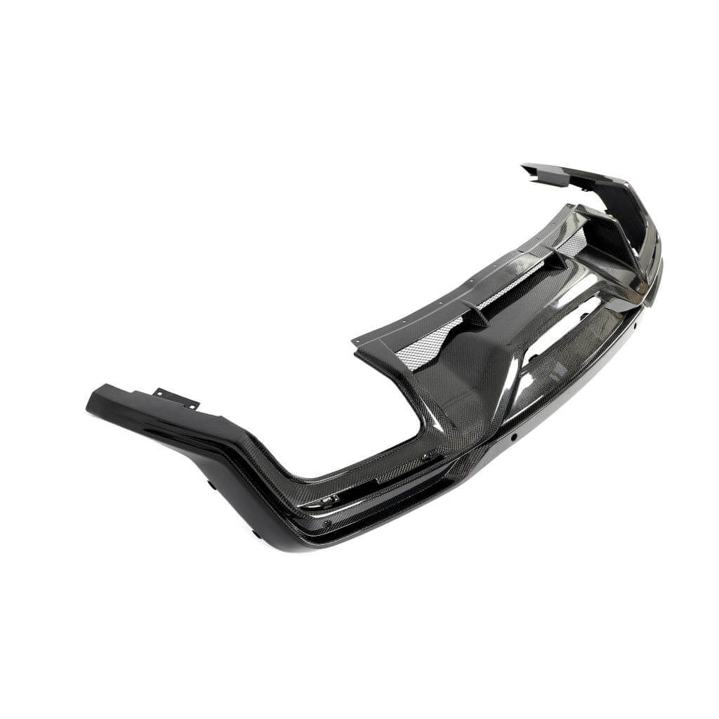 Rear bumper diffuser (Carbon) for Ford Mustang 2024- gg. - image 4