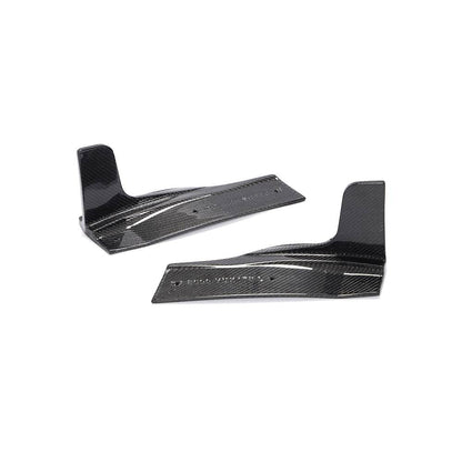 Rear Bumper Extensions Flap (for S-Line 2016-2020, Carbon) for Audi A5 2016-2025 - image 4