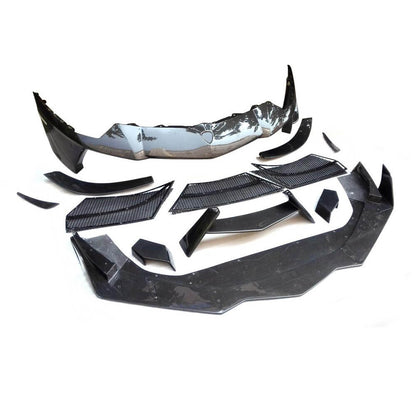 Front Bumper Lip Carbon Covers for Lamborghini Aventador 2011-2022 - image 4