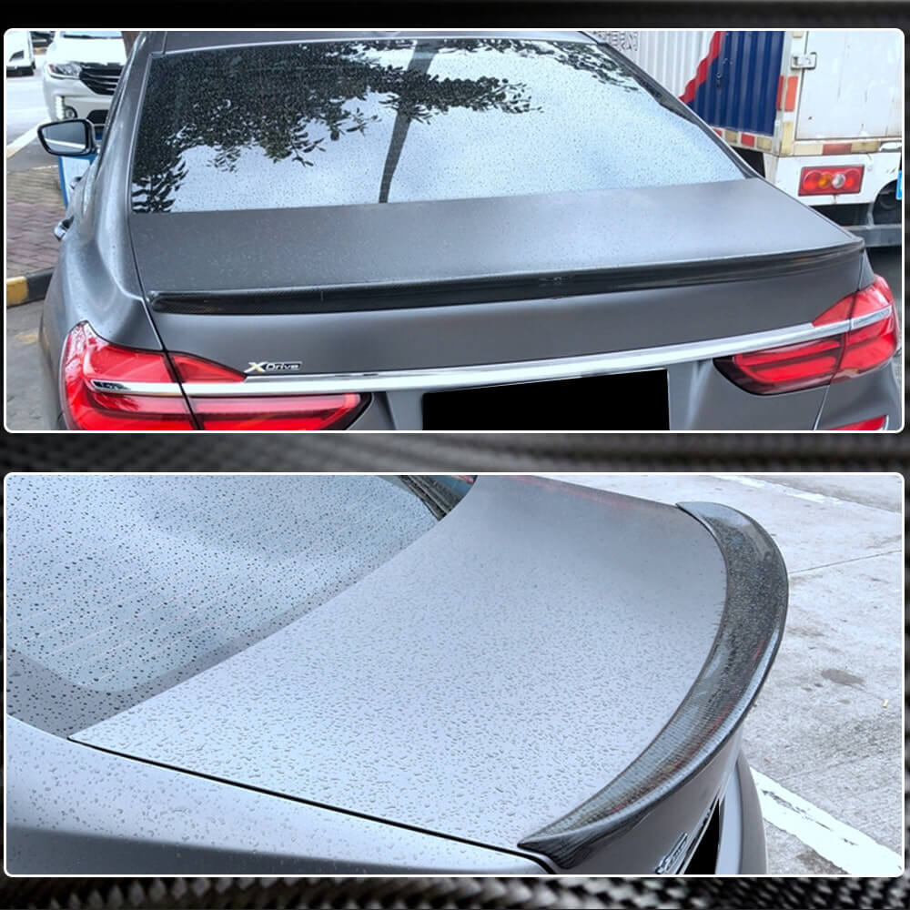 Rear Trunk Spoiler Carbon Fiber V4 for BMW 7 series G11/G12 - image 4