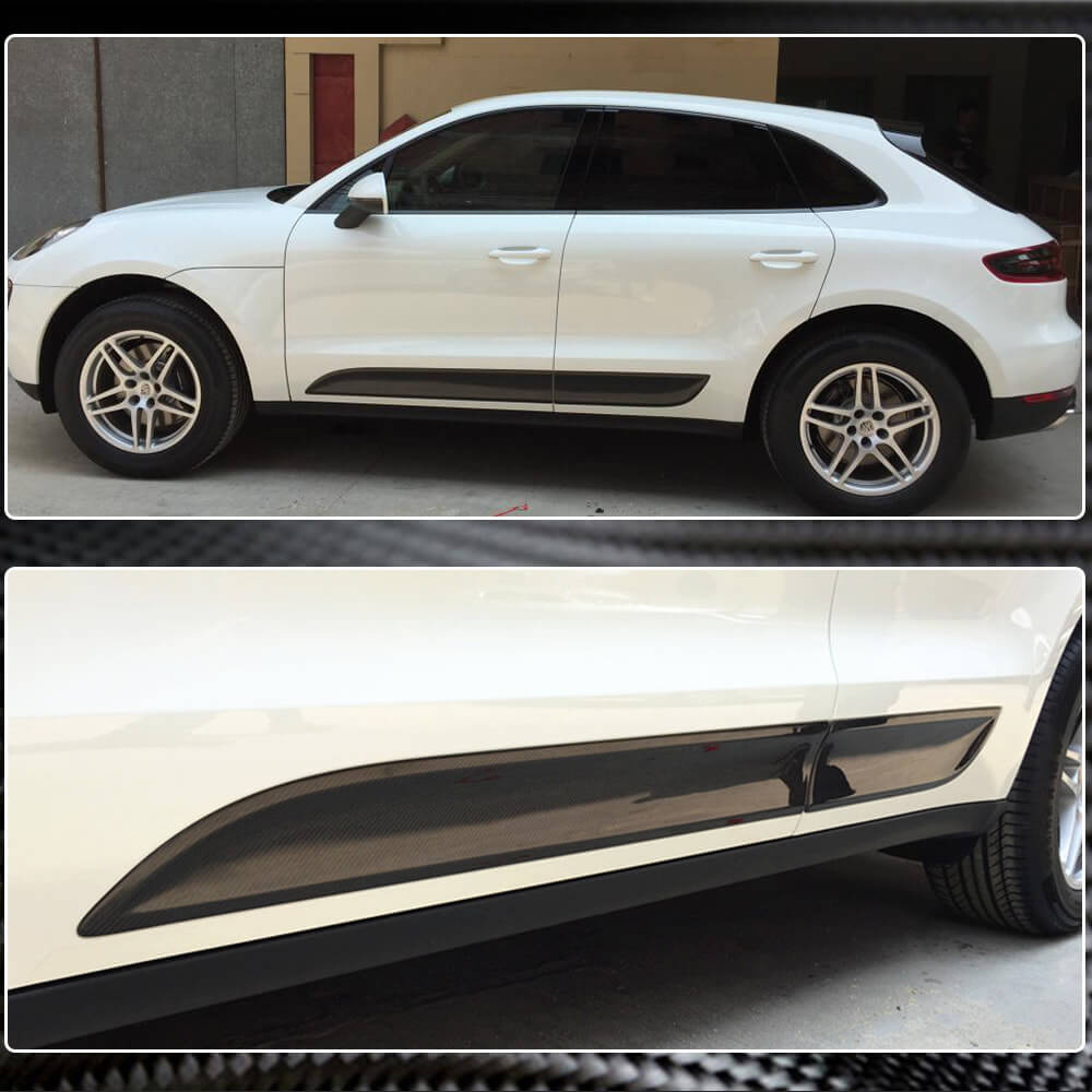 Door moldings (2014-2021, Carbon) for Porsche Macan 2014-2024 - image 4