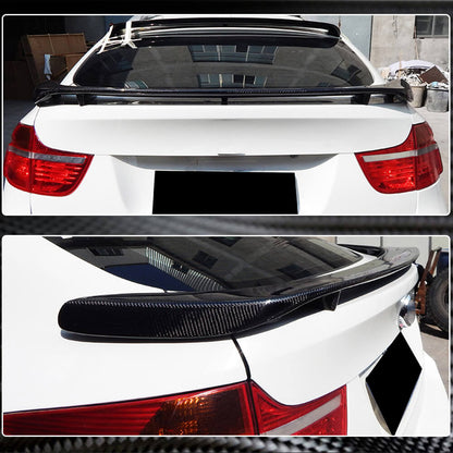 Rear Trunk Spoiler Carbon Fiber V2 for BMW X6 E-71 2008-2014 - image 4