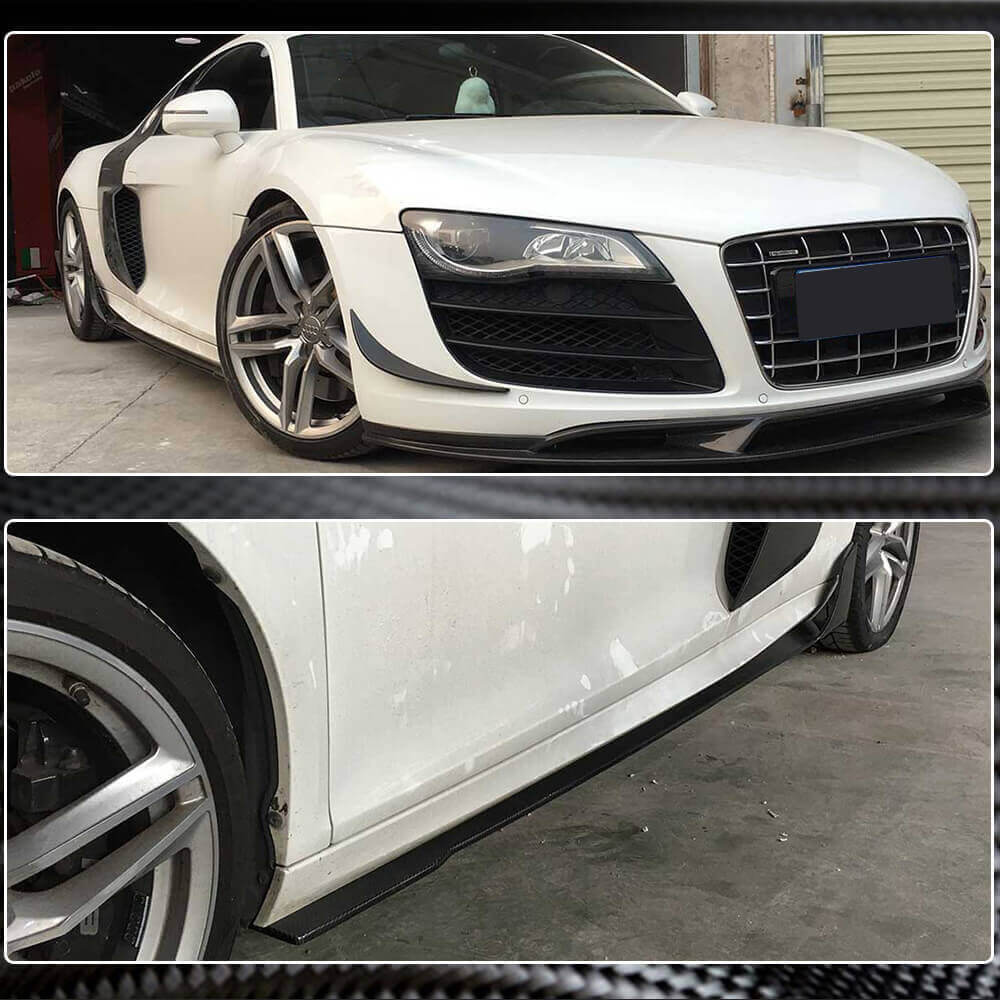 Side Skirts Carbon Fiber for Audi R8 2006-2015 - image 4