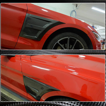 Front fender trims (Carbon) for Ford Mustang 2015-2023 - image 4