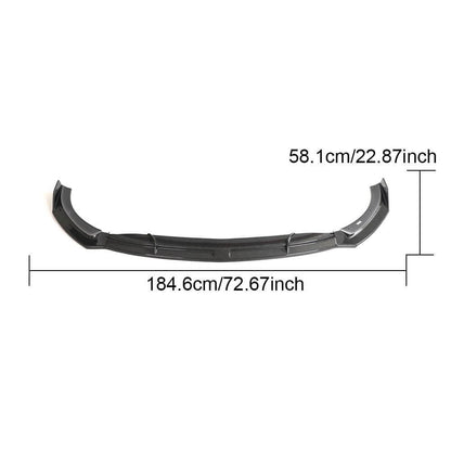 Front Bumper Lip Spoiler (for CLA45 AMG SD, Carbon) for Mercedes CLA C118 2019- - image 4