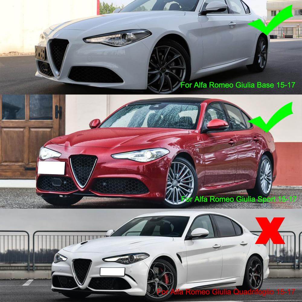 Side Skirts V2 (for Base/Sport, Carbon) for Alfa Romeo Giulia 2016-2022 - image 4