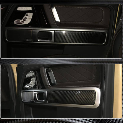 Linings on the doors in the cabin (Dry carbon) for Mercedes G class W463 2018-2024 - image 4